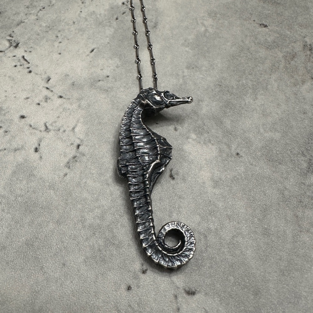Bloodmilk Prospero Seahorse Necklace